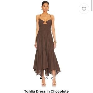 SNDYS Tahlia Dress in Chocolate